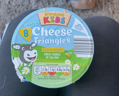 Cheese triangles lighter