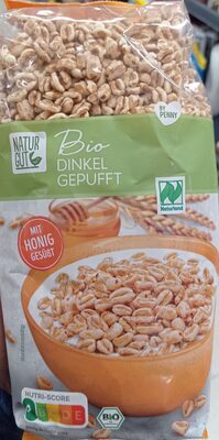 Dinkel gepufft mit Honig gesüßt