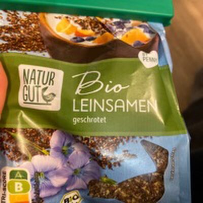 Bio-Leinsamen geschrotet front packaging