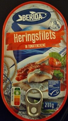 Heringsfilets Tomate front packaging