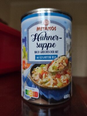 Hühnersuppe griechischer Art