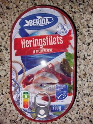 Heringsfilet in Pfeffercreme