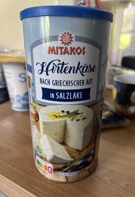 Hirtenkäse nach griechischer Art in Salzlake