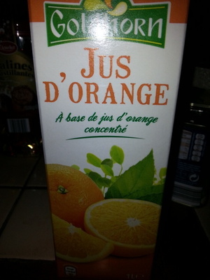 Les jus d'orange