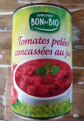 Tomates pelées concassées au jus