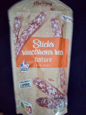 Sticks saucissons secs nature