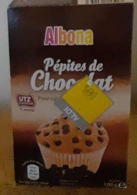 Pépites de chocolat noir front packaging