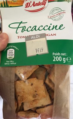 Foccacine tomate origan