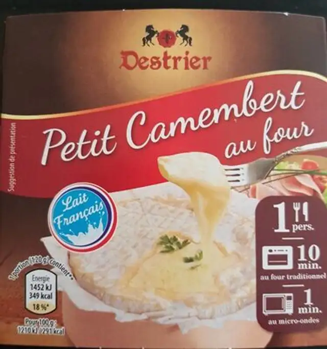 Petit camembert au four