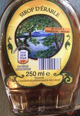 Sirop D'Érable