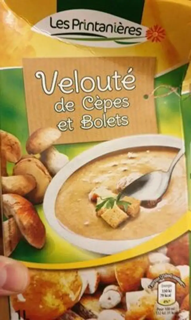 Velouté de cèpes et bolets