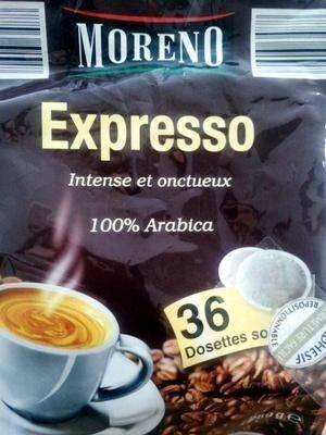 Expresso 100% arabica en dosettes