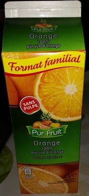 100% pur jus orange