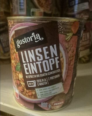 Linsen Eintopf Mit Gepökeltem Gegarten Schweinefleisch