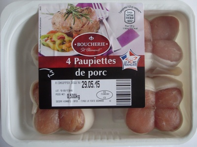 4 paupiettes de porc