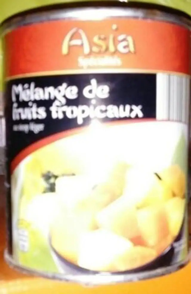 Mélange de fruits tropicaux