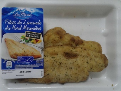 Filets de Limande du Nord Meunière
