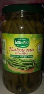 Haricots verts extra-fins front packaging