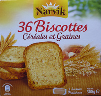 36 Biscottes Céréales et Graines