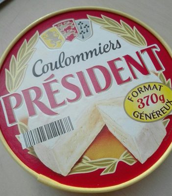 Coulommiers au lait pasteurisé front packaging
