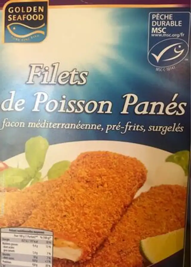 Filets de poisson panés