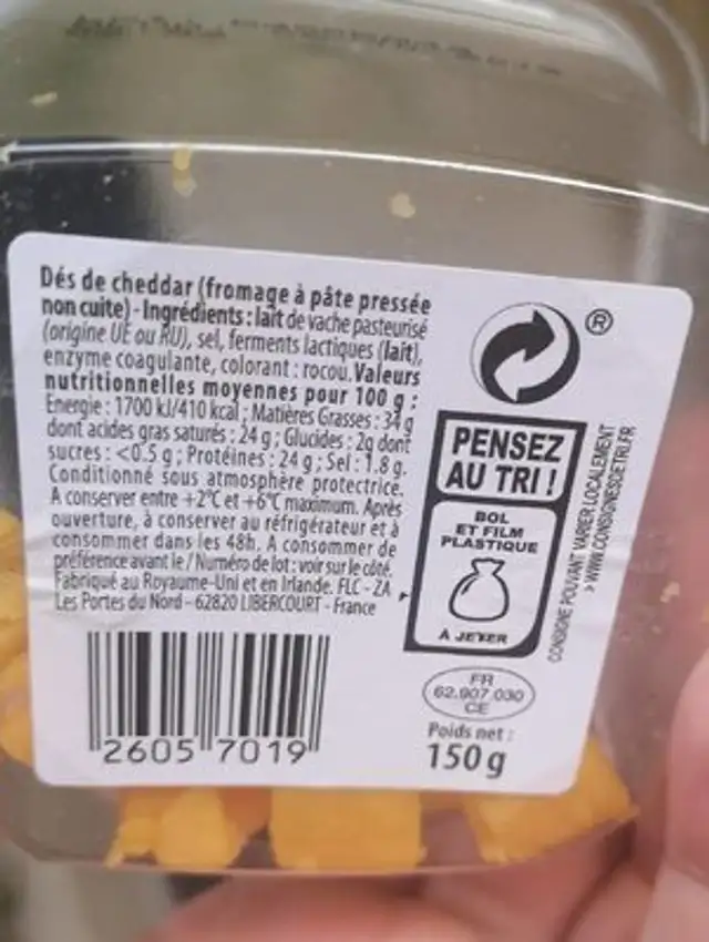 Des de cheddar