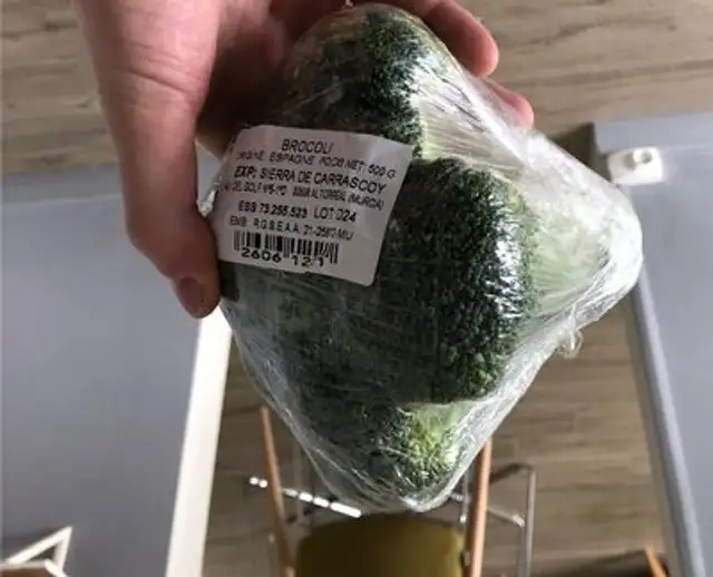 Brocoli ingredients label