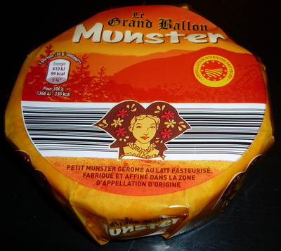 Munster (27 % MG) front packaging