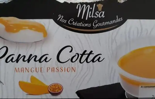 Panna cotta milsa mangue- passion