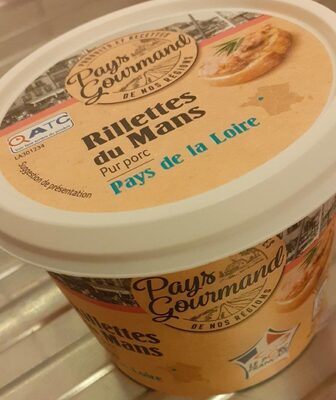 Rillettes du Mans front packaging