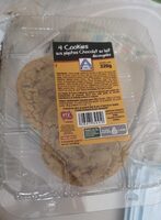 4 cookies aux pépites de chocolat