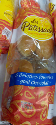 8 Brioches fourrées goût chocolat