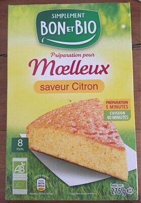 Préparation pour moelleux au citron