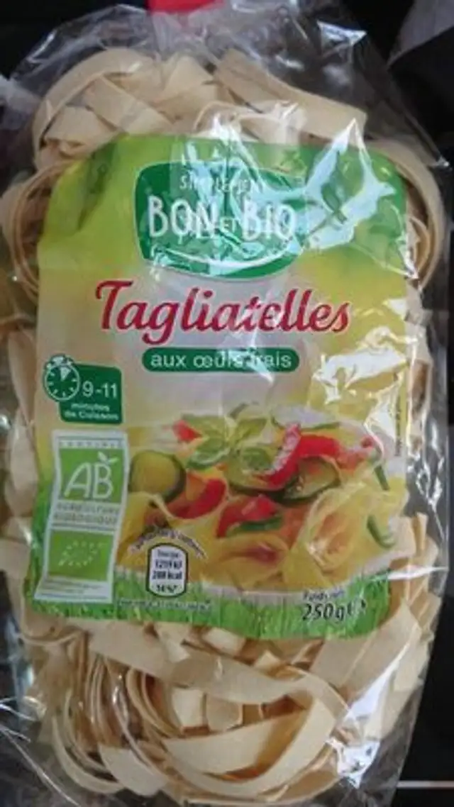 Tagliatelles aux oeufs frais