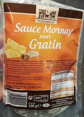 Sauce Mornay pour gratin