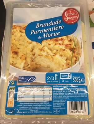 Brandade parmentière de morue