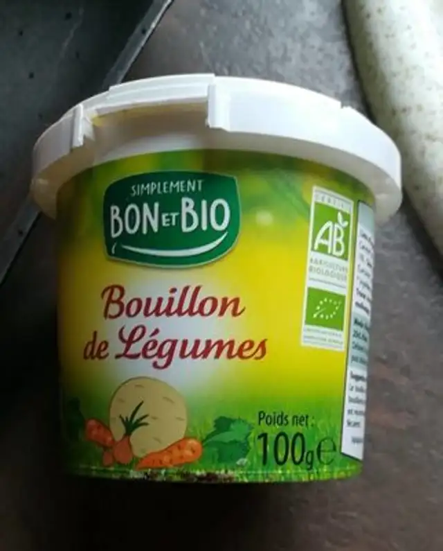 Les bouillons BIO front packaging
