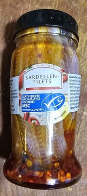 Sardellen Filets mit Chili