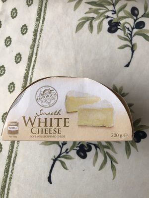 Smooth white cheese front packaging