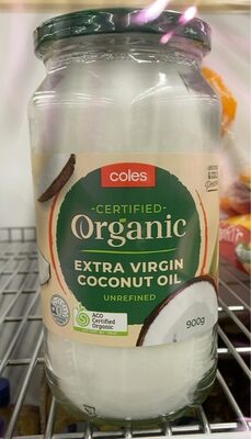 Organic extra virgin coconut oil