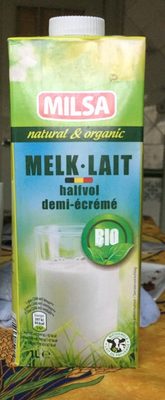 Lait demi-écrémé bio