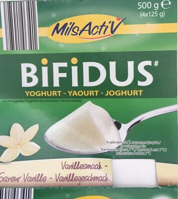 Bifidus Yoghurt 4 Cups x 125 Gram (milsactiv)