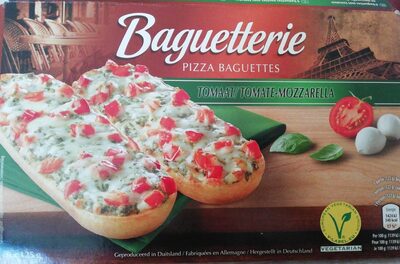 Pizza baguettes tomate-mozzarella front packaging