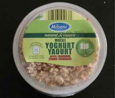 Yaourt muesli chocolat bio