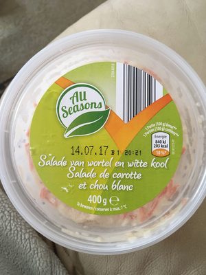 Salade de carotte et chou blanc 