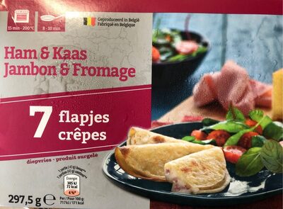 Crepes poulet & champignons front packaging