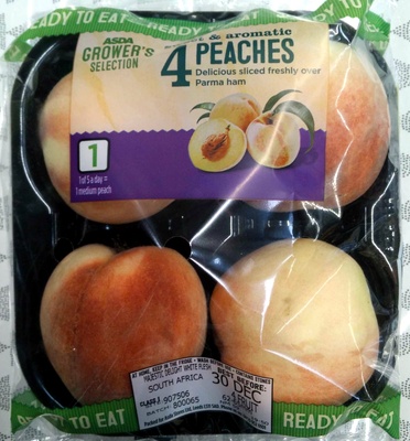 4 peaches