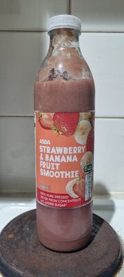 Strawberry & Banana Fruit Smoothie