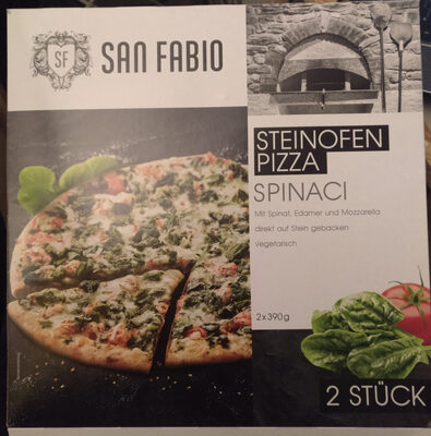 Steinofenpizza Spinacu front packaging