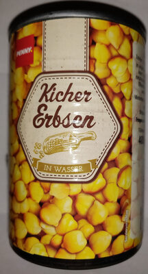 Kichererbsen in Wasser